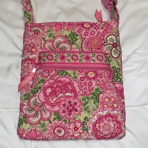 Vintage Vera Bradley Petal Pink Crossbody Bag